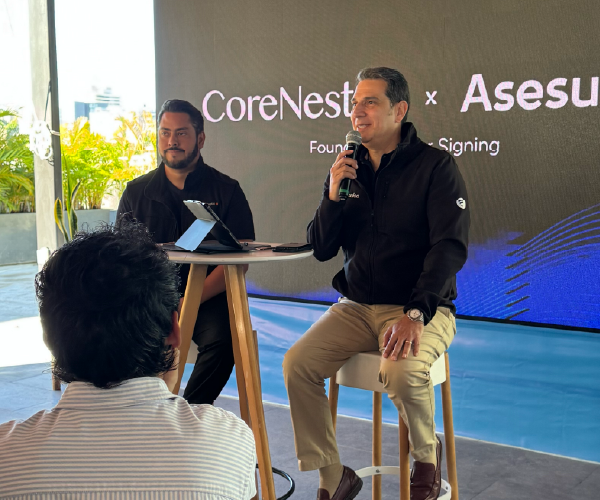 Conferencia de prensa ASESUISA: alianza con CoreNest